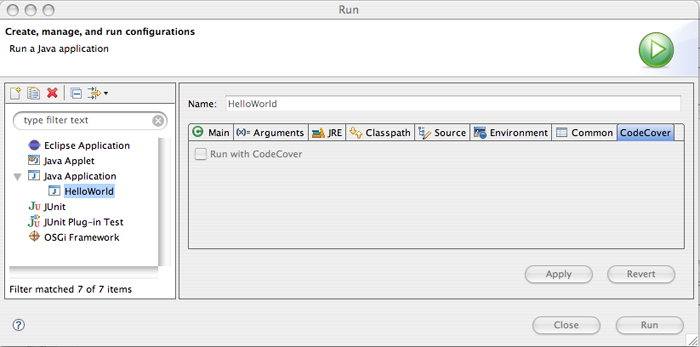 LaunchConfigurationScreenshot